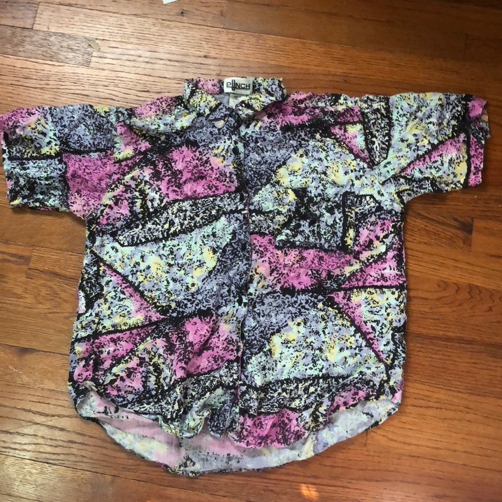 80’s Boxy Button Up